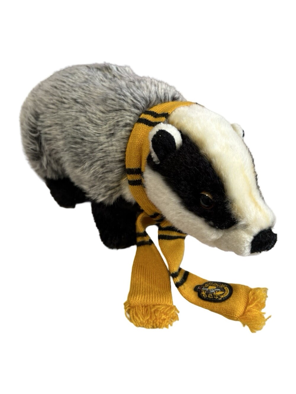 Wizarding World Hufflepuff Plush Realistic Badger Scarf Harry Potter Universal